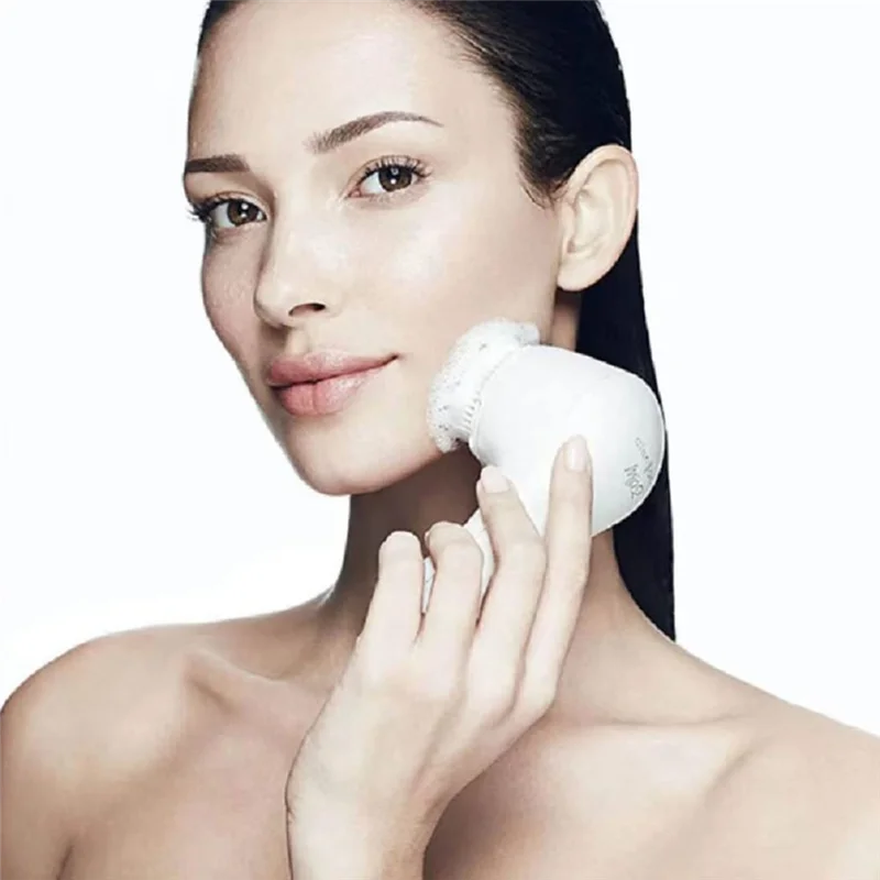 WHYY-4 Pack Brush Head Replacements Deep Pore Face For Clarisonic Mia 1, Mia 2, Mia Fit, Alpha For Smart Profile Uplift And Alph