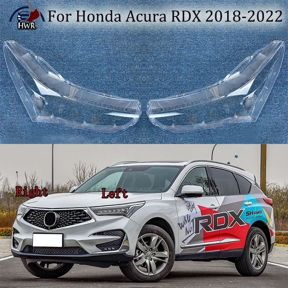 

Headlamp Shell Transparent Lens Cover Plexiglass Replace Original Lampshade For Honda Acura RDX 2018 2019 2020 2021 2022