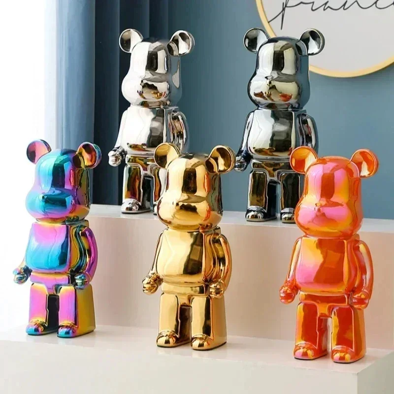 

Hot selling multi-color ceramic violent bear series jewelry, luxurious office desk, living room decoration, holiday gifts