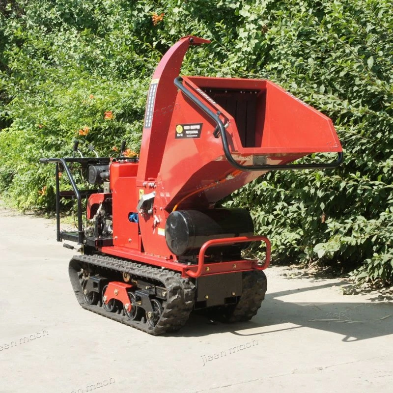 

【Hot】Small Wood Chipper Crusher Grinder Wood Shredder Machine Tree Branch Crusher Machine Wood Chipping Gas-oline 2000 Kg/