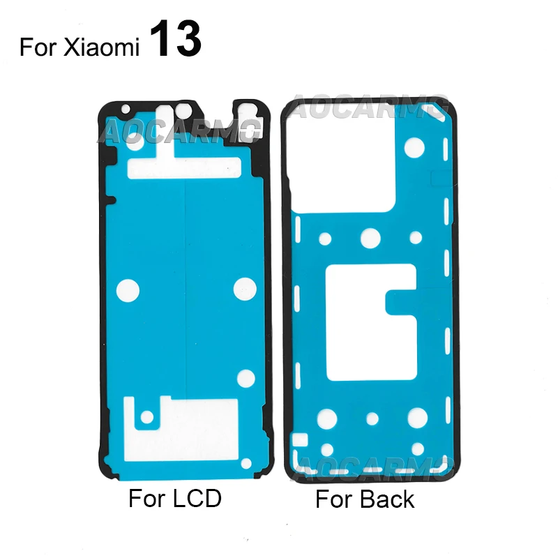 Aocarmo Front And Back Cover Adhesive For Xiaomi Mi 13 13Pro 13U Ultra Rear Housing Battery Cover Sticker Glue Tape