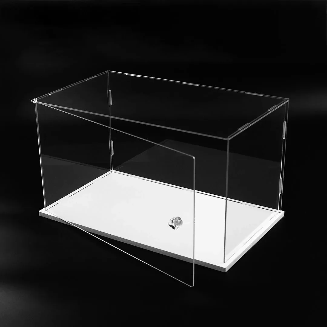 

65 Size Acrylic Display Box Transparent White Background Cartoon Characters/Lego Toys/Collectibles/Car Models/Dustproof Display