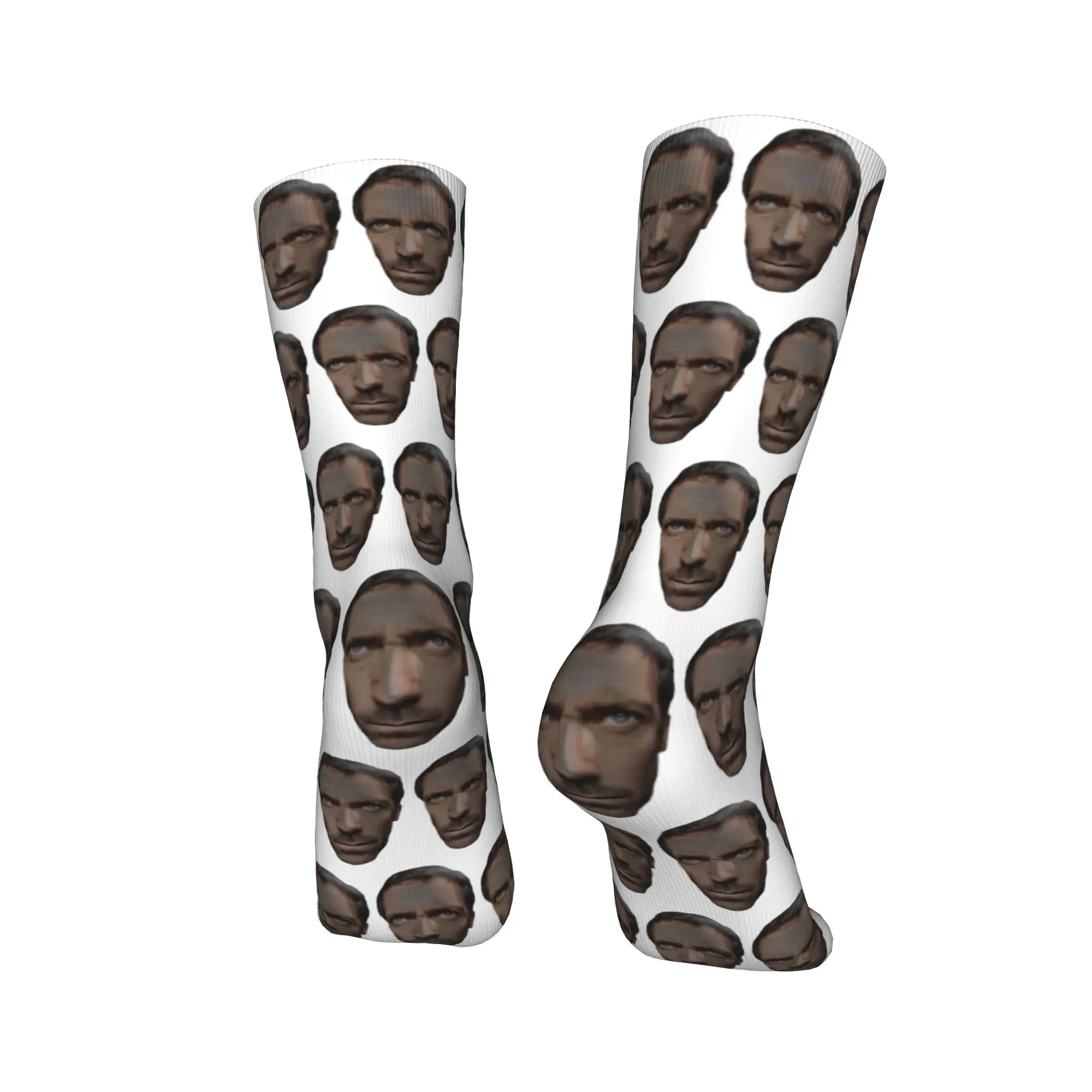 جوارب رجالية Dr Gregory House جوارب مطبوعة للتلفزيون الأمريكي للخريف جوارب مريحة غير رسمية جرافيك خارجي مضاد للانزلاق #4