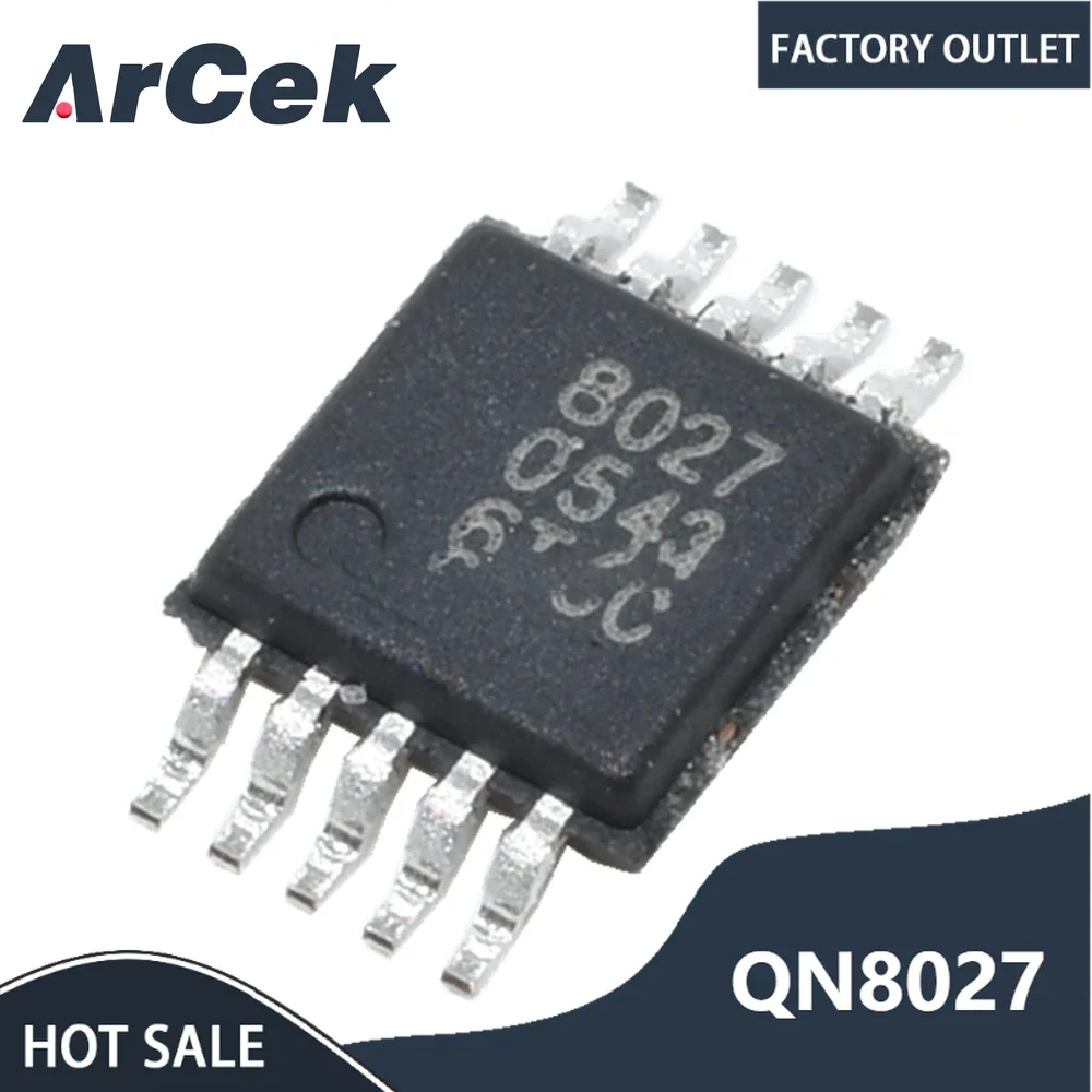 1pcs/lot QN8027 8027 FM MSOP-10 In Stock
