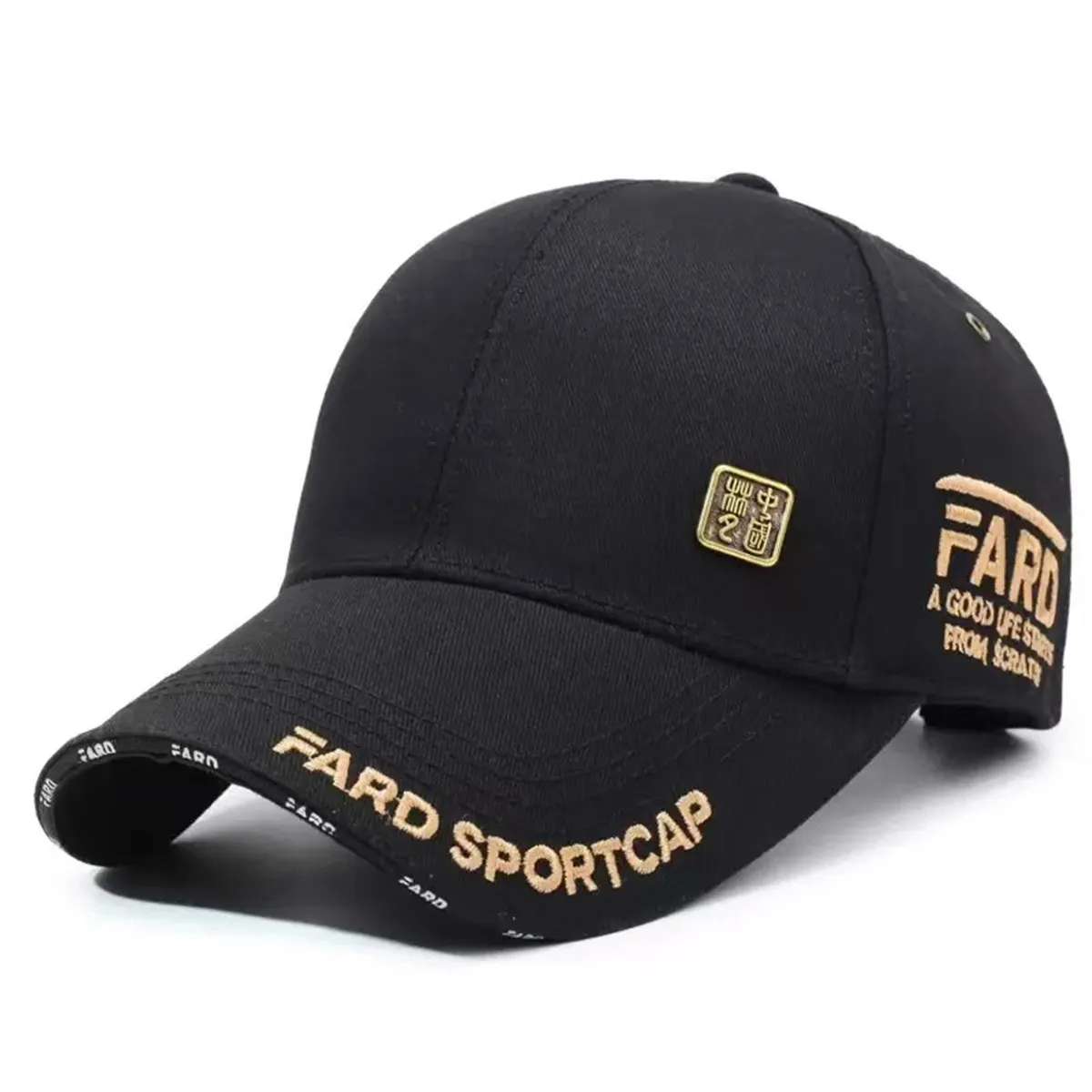 Unisex FROM SCRATCH Embroidery Baseball Caps Spring Autumn Outdoor Adjustable Casual Hats Sunscreen Hat Sports Cap