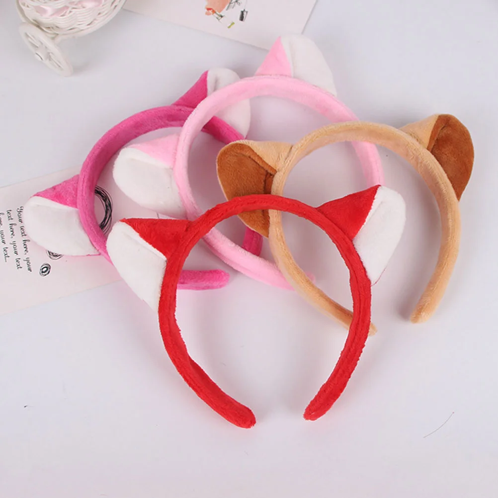 Cosplay Cat's Ears Furry and Tail Headbands for Women Kids Adult Headgear