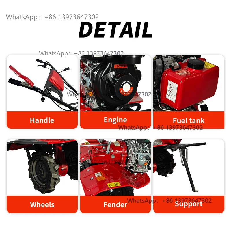Compact 18    Rotavator Efficient Cultivator Design for Optimal Farming