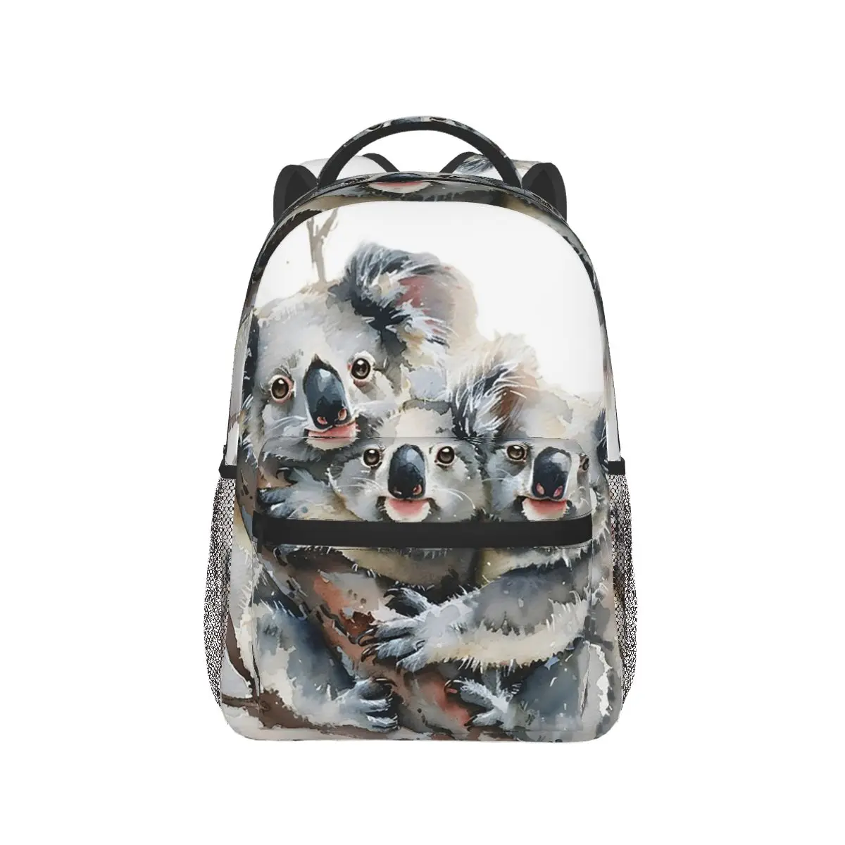 

Koala Family On A Tree Branch Backpack Hot Sale Daypack Large Capacity Boys Girls BookBag School Bag Shoulder Bags for Men Women
