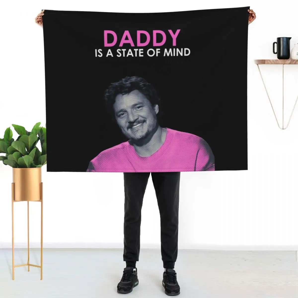 Pedro Pascal Daddy Throw Blanket for winter Blankets For Sofas Luxury Brand Bed Fashionable blankets ands Moving Blankets