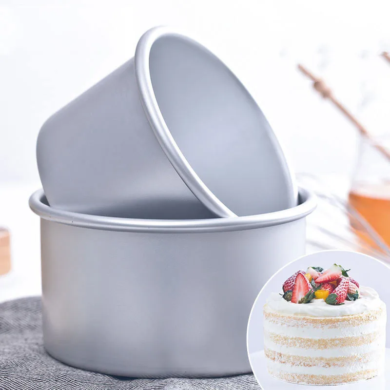 4-8 Inch Aluminum Alloy Round Cake Mold Heighten Cake Template Baking Dish Baking Mould Pan Pattern Bakeware Tool Cozinha