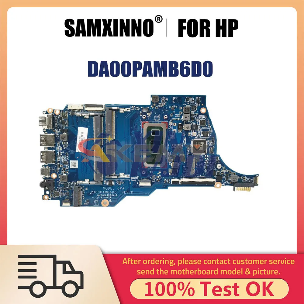 

Материнская плата для ноутбука для HP 14S-DP 14-DQ 14-dr L61952-601 TPN-Q221 Материнская плата ноутбука с процессором i3 8-го поколения DA00PAMB6D0