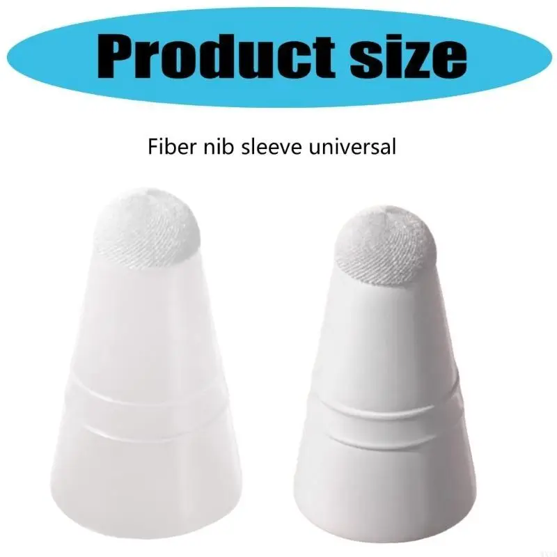 Cubierta punta fibra silicona universal para estilos para escritura y precisiones suaves