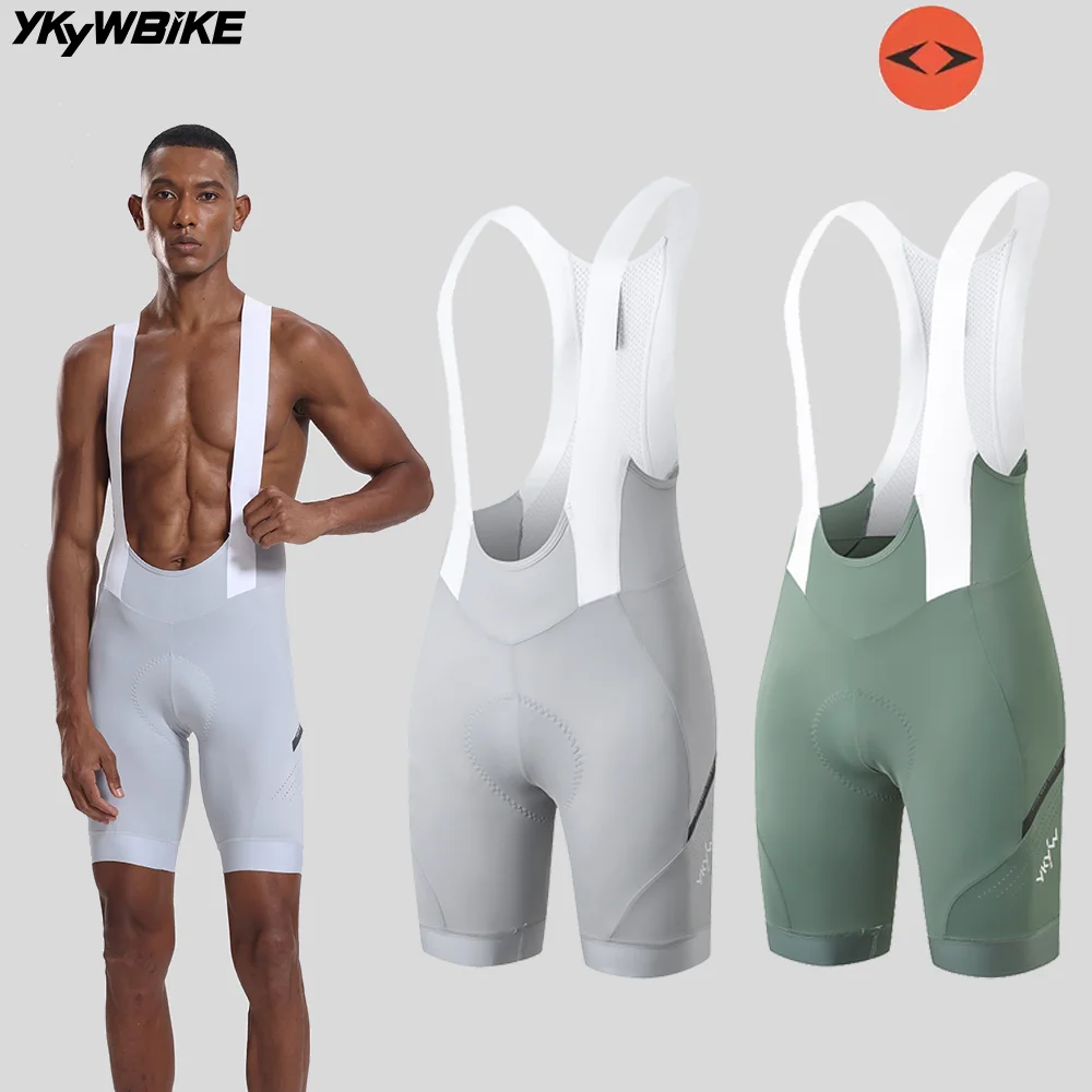AliExpress YKYWBIKE Men's Cycling Bib Shorts Interface Padded Bicycle Riding Bib Shorts Road Bike 7 Hours Bib Short Pants Carvico Fabrics