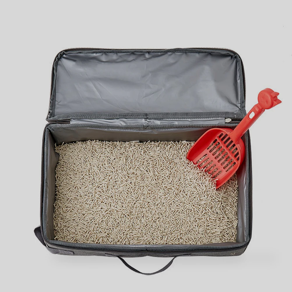 

Foldable Cat Litter Box Large Capacity Travel Portable Oxford Cloth Tray Giant Bin Scoop Pet Supplies Cat Potty Toilet Training