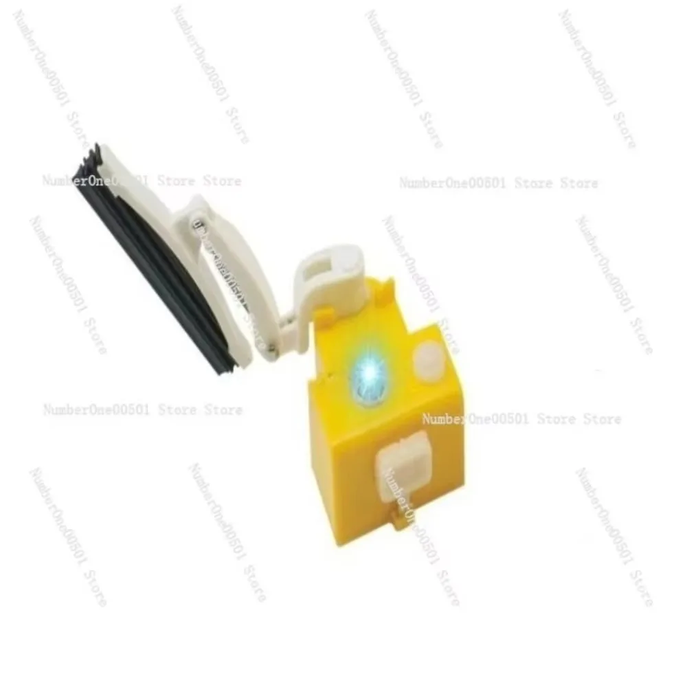 Electric Helmet Wiper With Warning Light Smart Rechargeable Automatic For Two Wheeler