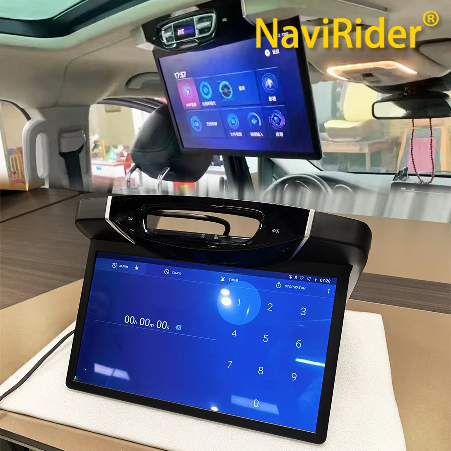 1920*1080 Für Benz V260 V260L V-Klasse Dachbildschirm Deckenmonitor Android 14 Multimedia-Videoplayer Mirror Link Fernbedienung