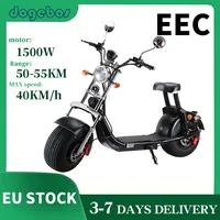 DOGEBOS Citycoco Electric Scooter Max Speed 40KM/H 1500W 60V 12AH/20AH Max Range 55KM Two Wheel Electric Motorcycle Bike EEC