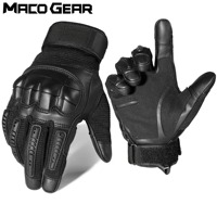 Tactical Gloves Touch Screen PU Leather Outdoor Cycling Sport Hiking Camping Hunting Shooting Bicycle Motorcycle Protective Gear