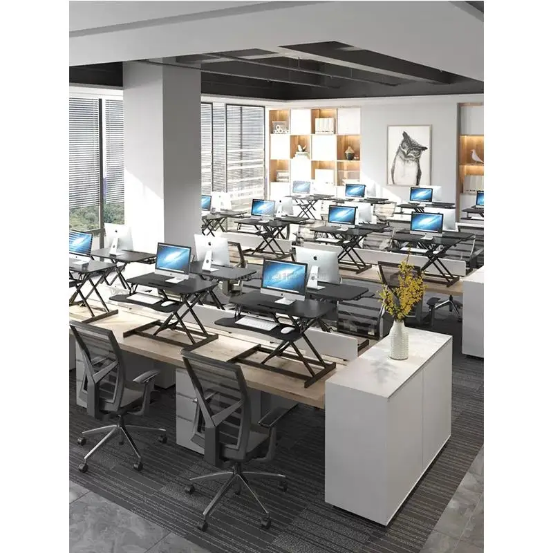 Simples e moderno mesa de pé dobrável mesa de elevação notebook suporte elevado mesa de elevação do computador