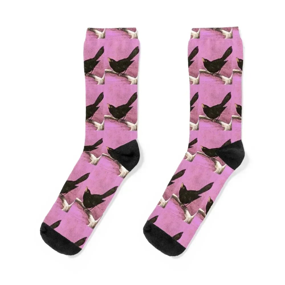 

Blackbird fly! Socks Christmas sports and leisure Hiking boots summer Socks Ladies Men's