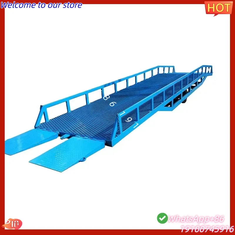 2026Hot Electric Lifting Hydraulic Container Ramp with 8t 10t 12t 14t 16t