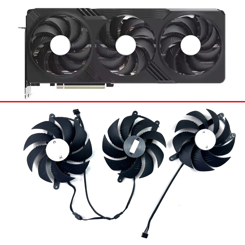 NEW Cooling Fan 95mm 4PIN PLD10020S12H RX7900XTX GPU FAN For Gigabyte Radeon RX 7900 XTX gaming graphics card fan
