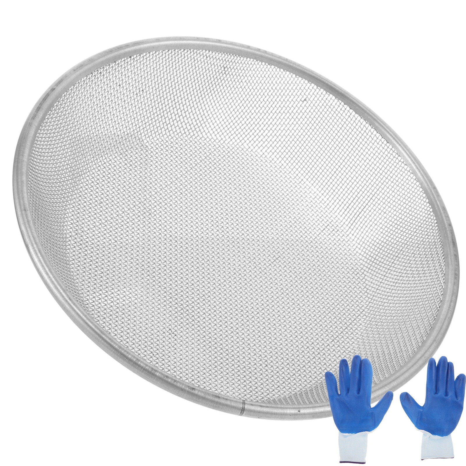 

Gardening Sieve Diameter Stainless Steel Mesh Sifter for Soil Compost S Gravel Sifter Rock Gravel Dirt 5 Gallon Bucket
