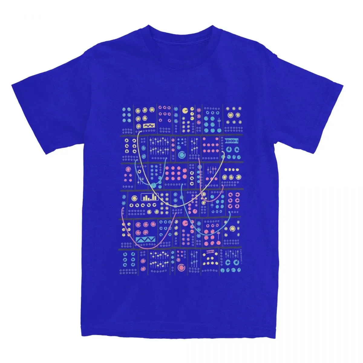 Hot Sale DJ Music Modular Synthesizer for Men T Shirt 808 909 606 303 Electronic Synth Player Tee vintage Shirt Summer Clothing