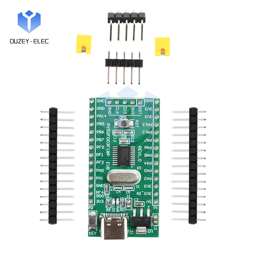 PY32F003F18P6TU مجلس التنمية PY32F003 MCU لوحة النظام مجلس التنمية دبوس غير ملحوم