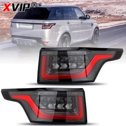 XVIP Pair Tail Lights For Land Rover Range Rover Sport L494 2014-2022 Full LED Smoked Rear Lights Foglights Brake Stop Warning