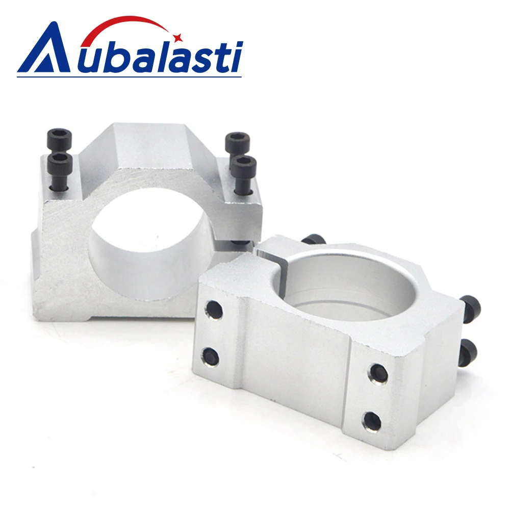 CNC Router Machine Spindle Clamp Diameter 48mm 52mm Spindle Motor Clamp for 300w 400w 500w 600w Motor Mounts Bracket