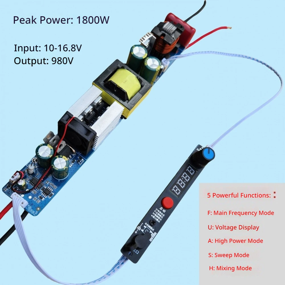 

Инверторная плата-усилитель на 50 трубок, 1800 Вт/2800 Вт, высокомощная основная плата инвертора для ЧПУ, модуль повышающего инвертора 12.6В/16.8В/24В