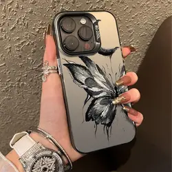 Case for IPHONE15 11 12 Promax Personalized anti-drop 13 14 Dark Butterfly Phone Case