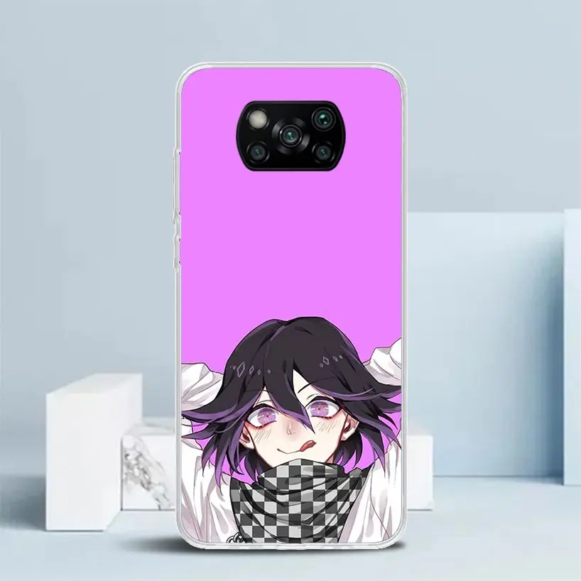 Danganronpa Kokichi Ouma Silicon Call Phone Case For Xiaomi Poco X3 Nfc X5 X6 F6 F5 Pro M5S M5 X4 F4 GT M4 M3 F3 F2 F1 M2 Cover 