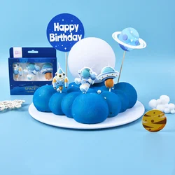 Blue Children's Birthday Candles Boy Sparkles Child Decorative Candles Gothic Decoration Cake Surprises Party Supplies Candle