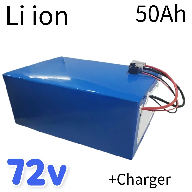 72V 50Ah Lithium Ion with Bluetooth for Bike, scooter, Motorbike, crane truck, charger 10A, 5000W, 10kW