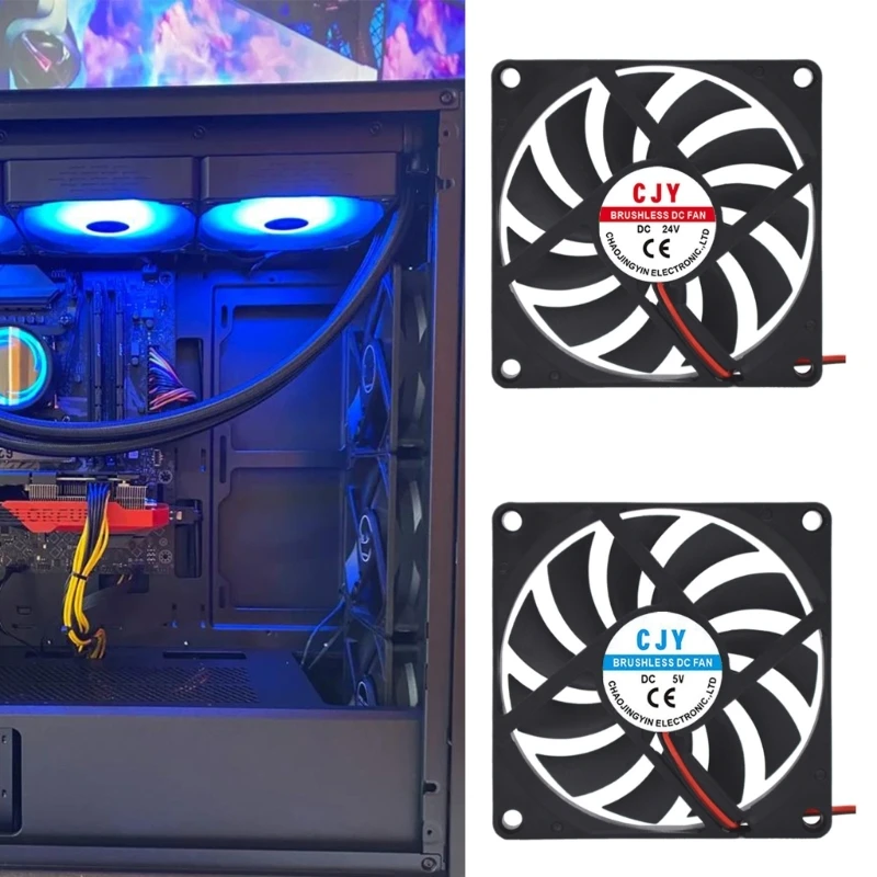 Quiet Computer Fan Quiet Fan For Computer Case GPU CPU Cooling Radiator