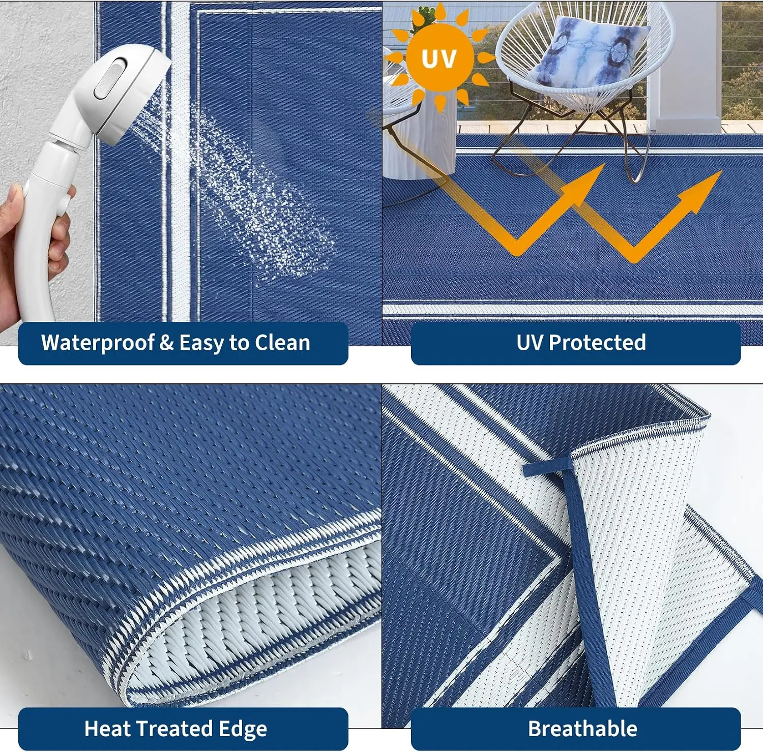 Tapis d'extérieur 8x10/9x12FT, - Outdoor Camping Rugs 8X10 avis et prix