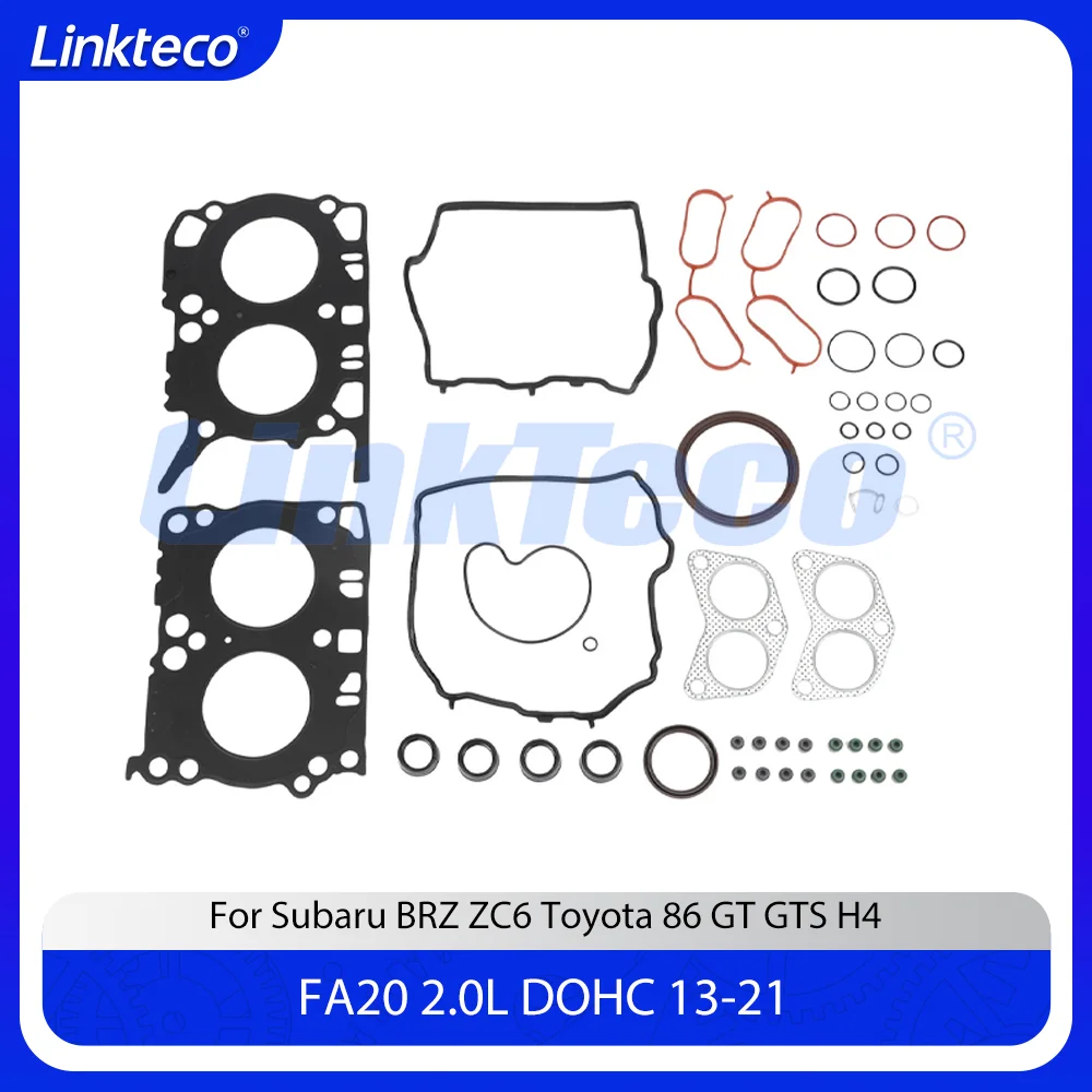 

Комплект полных прокладок головки блока цилиндров для 12-20 2.0 L T SCION FR-S SUBARU BRZ TOYOTA 2.0L L4 GAS FA20 FA20D 4U-GSE 10105AB550