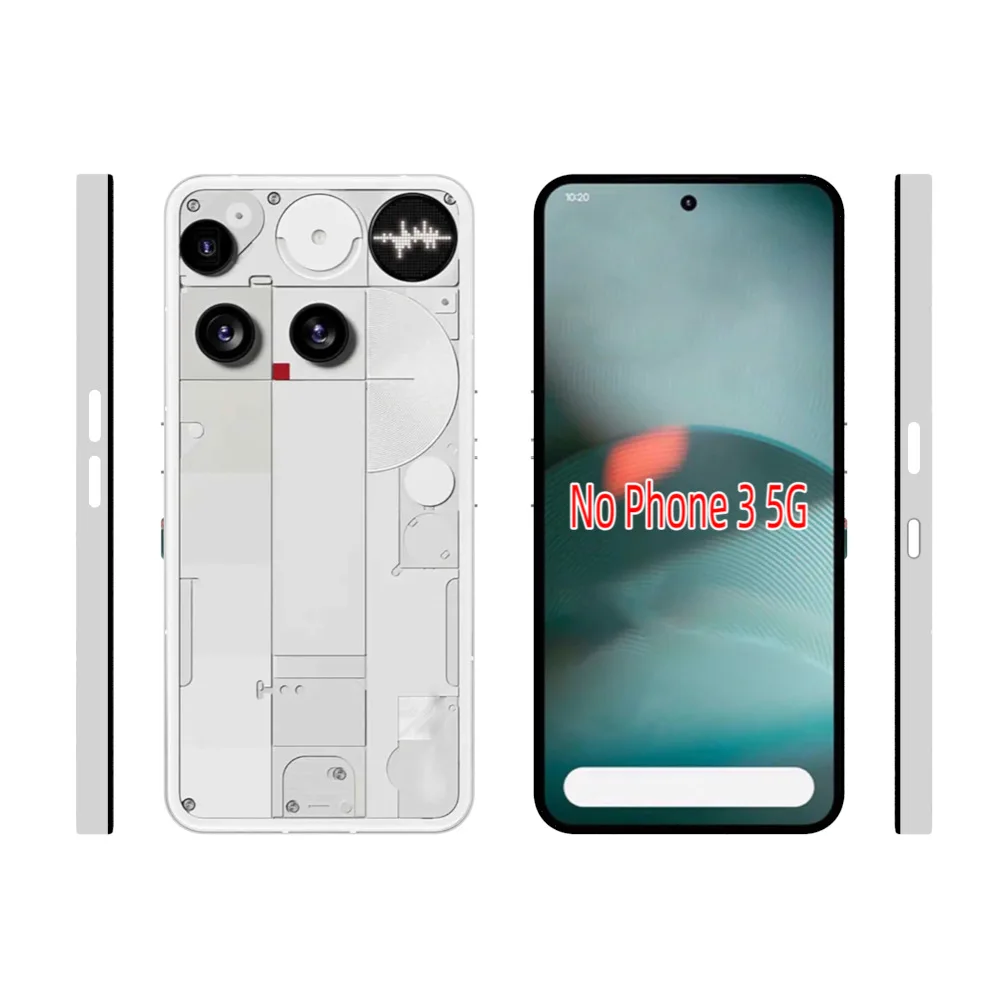 Casing Bening Lembut Tipis Anti-kuning untuk Ponsel Tidak Ada 3 5G Phone3 3A Pro Phone3a 2A Plus Cmf Phone 1 2 Penutup