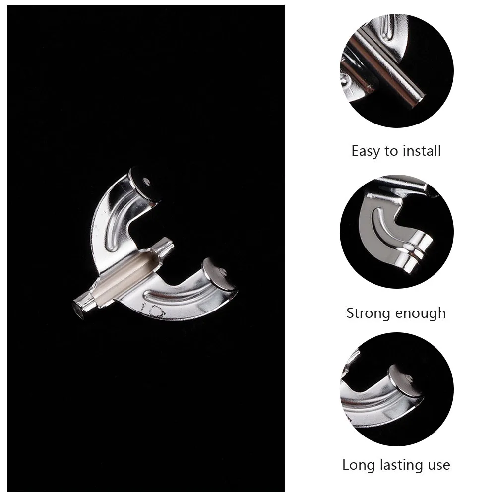 

2pcs Drum Accessories Durable Hook for Snare Bass Drums Mount Hardware Replacement Parts Drum Mount Kit