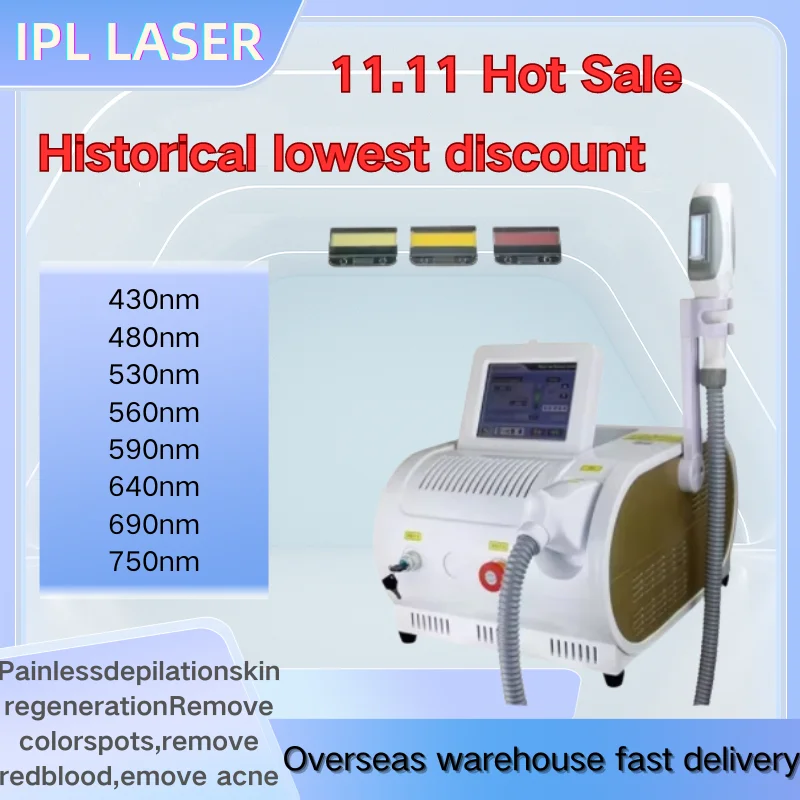 

Opt Lpl Laser 480/530/590/640/690/750/808nm Permanent Painless Hair Removal and Regeneration Machine