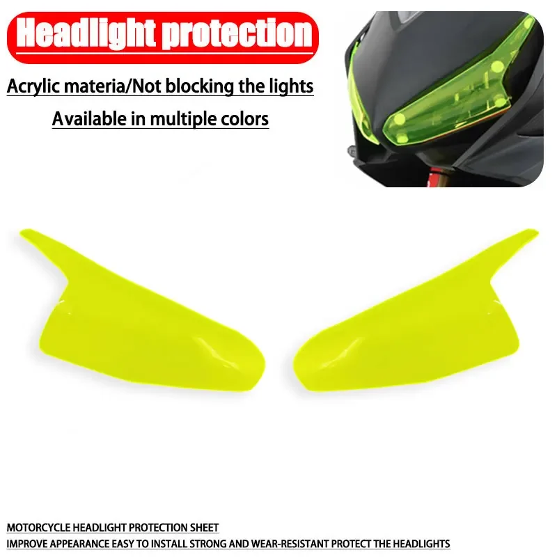 

For Honda CBR650R CBR 650R CBR 650 R 2019-2021 Motorcycle Acrylic Front Headlight Guard Head Light Lens Cover Protector