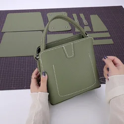 DIY Nähen hand gefertigte Tasche Set Schulter gurte anpassen Ledertasche Herstellung Kit Hand nähte Zubehör für Damen handtasche