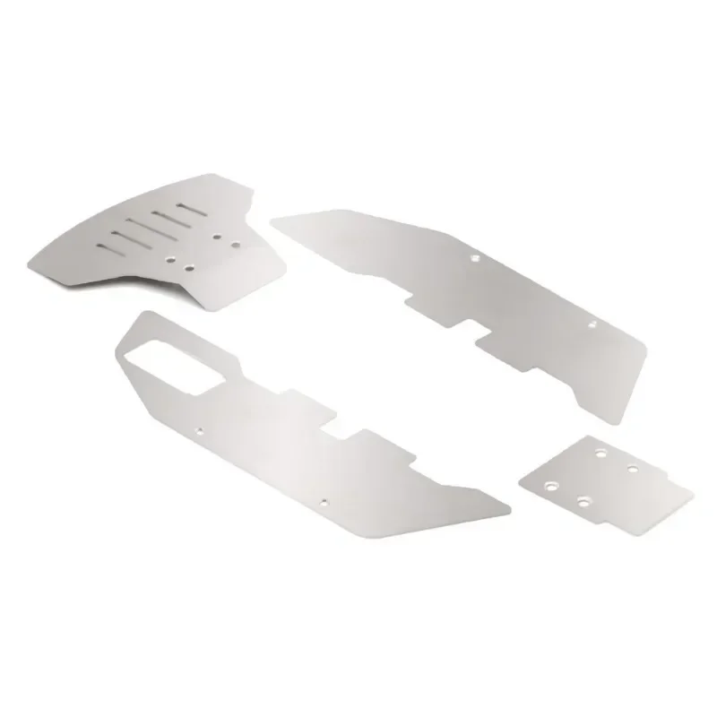 

Stainless Steel Front and Rear Chassis Armor Protector for Traxxas Slash 2WD 1/10 RC