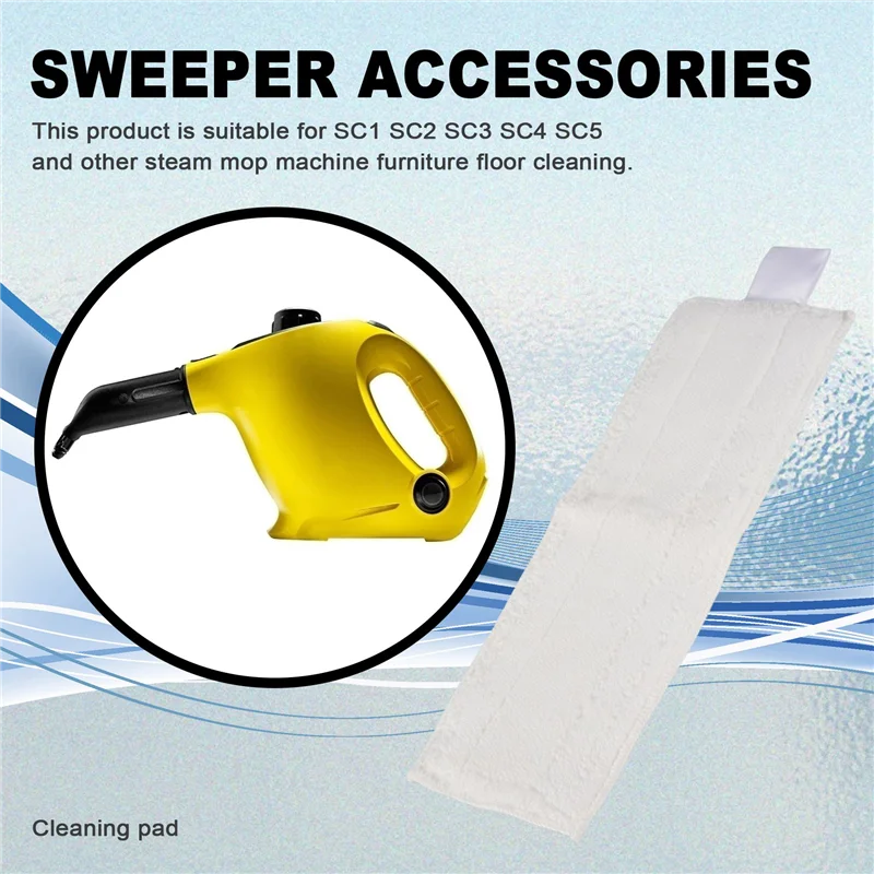 Mop Cloth Fits For Karcher Cloth Set -Floor SC1 SC2 SC3 SC4 SC5 Mop Cloth Replacement Tool Accessories