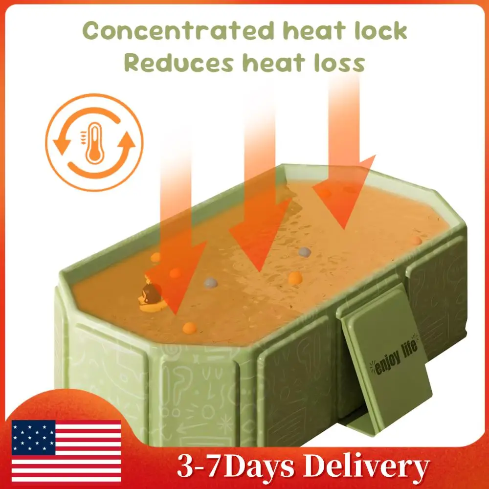 

Baby Bathtub for Infants To Toddlers Collapsible Baby Bath Tub with Drain Outlet Infant Tub Toddler Bathtub Shower Basin