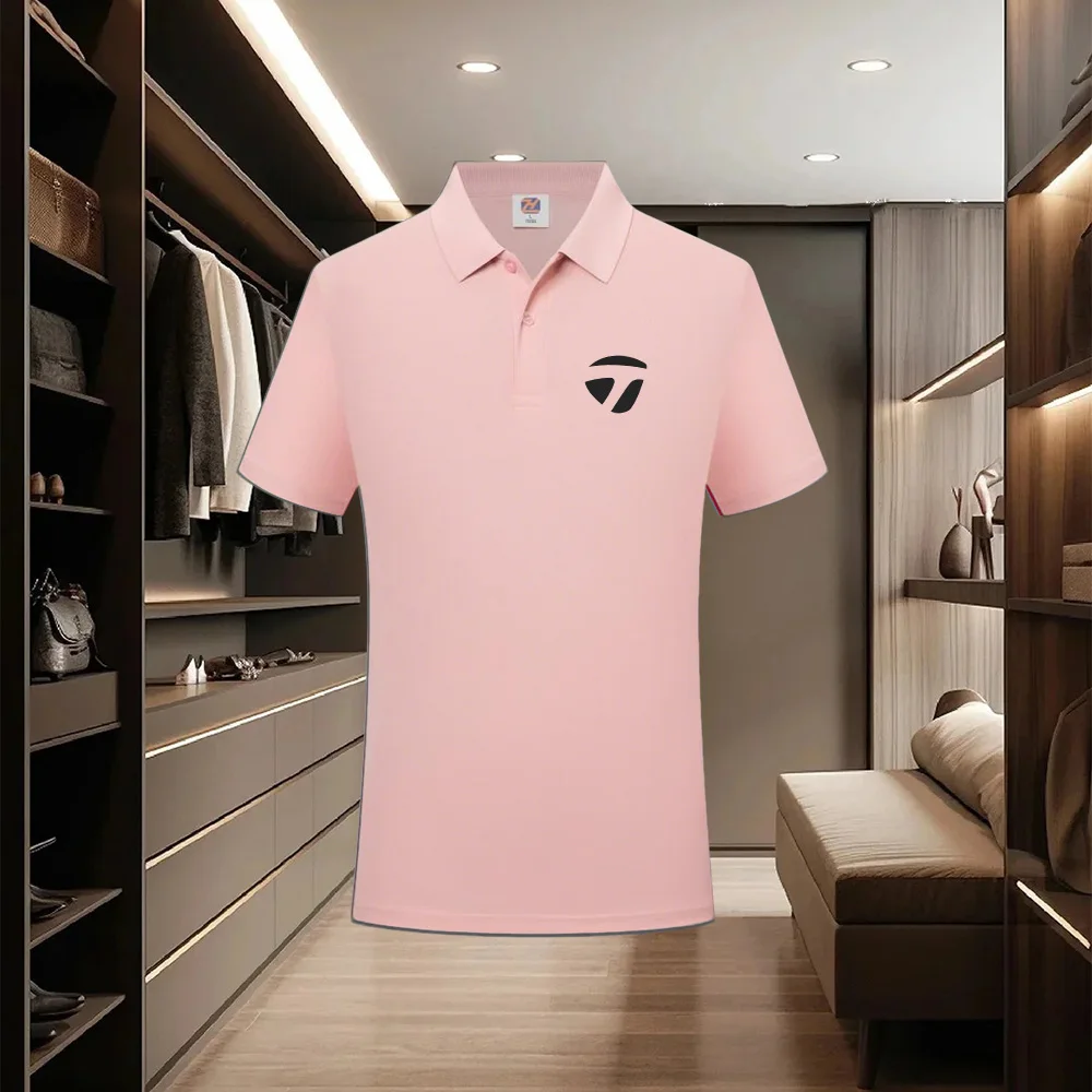 2026 New Summer Style Men's Casual T-shirt, Quick Drying Short Sleeved Golf Shirt, High-quality Plus Size