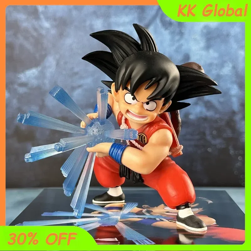 13cm Dragon Ball Anime Figurine Figures Tear Clothes Son Goku Big GK Action Figurine PVC Model Collect Ornaments Doll Gift Toys