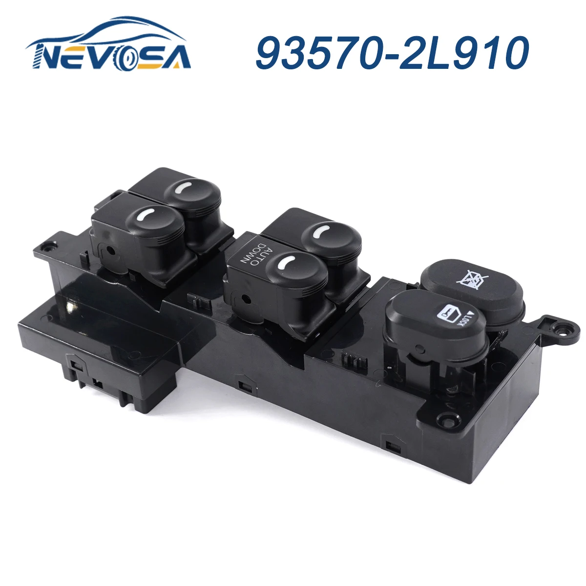 NEVOSA 93570-2L910 For Hyundai I30 2007-2012 935702L910 Front Right Driver Side Electric Master Control Power Window Switch Glas